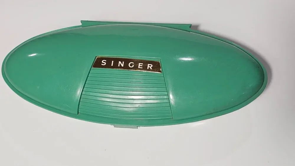 Vintage Singer Buttonholer Atomic Mint Green 1960